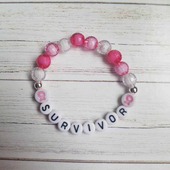 Breast Cancer Support Awareness Bracelet - Picture 3 of 4